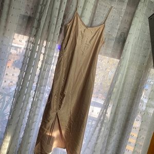 Sophie Rue slip dress NWT Med zippered side with pull strings for sexy rouging